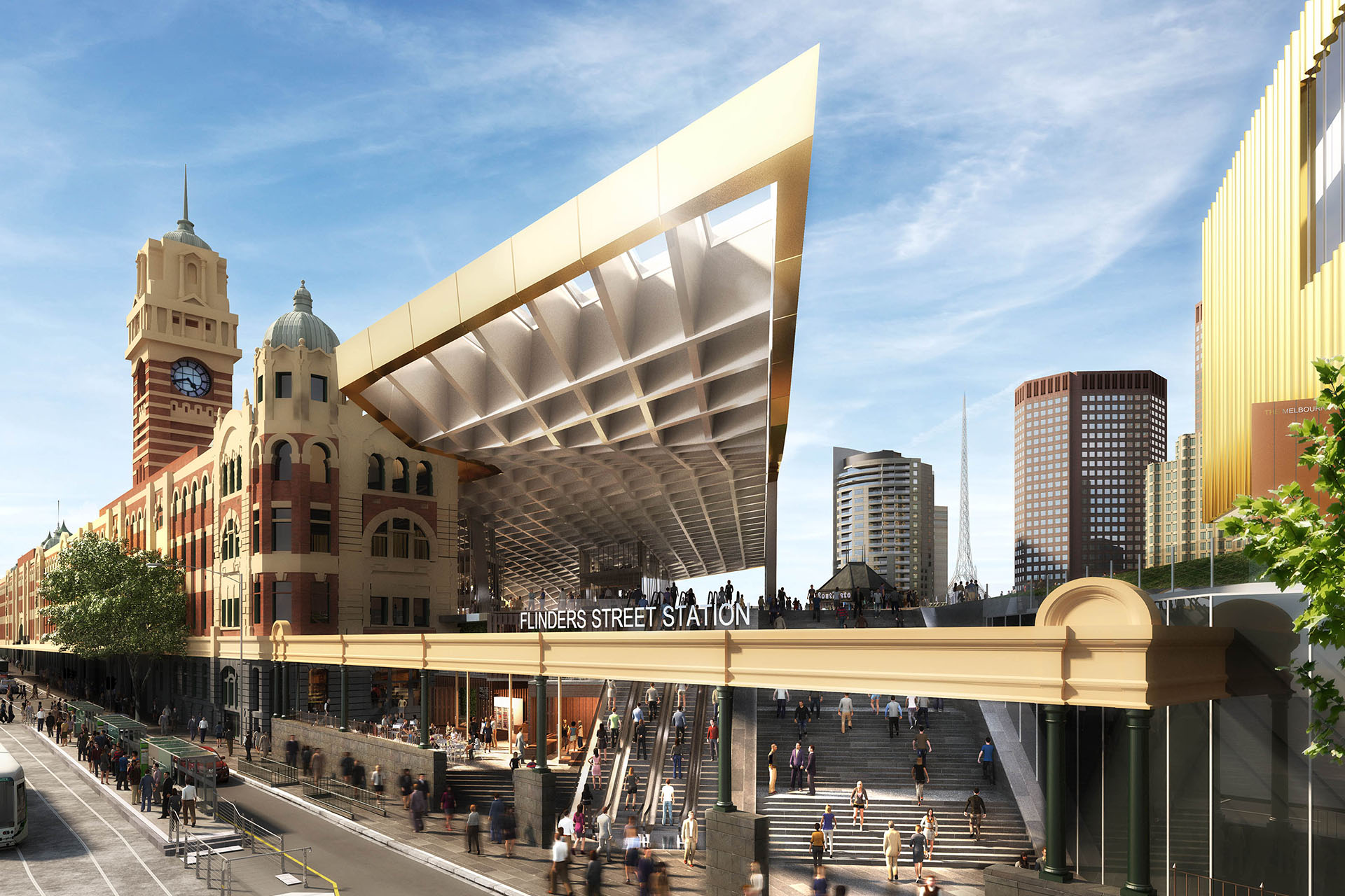 Flinders Street Station Nh Architecture